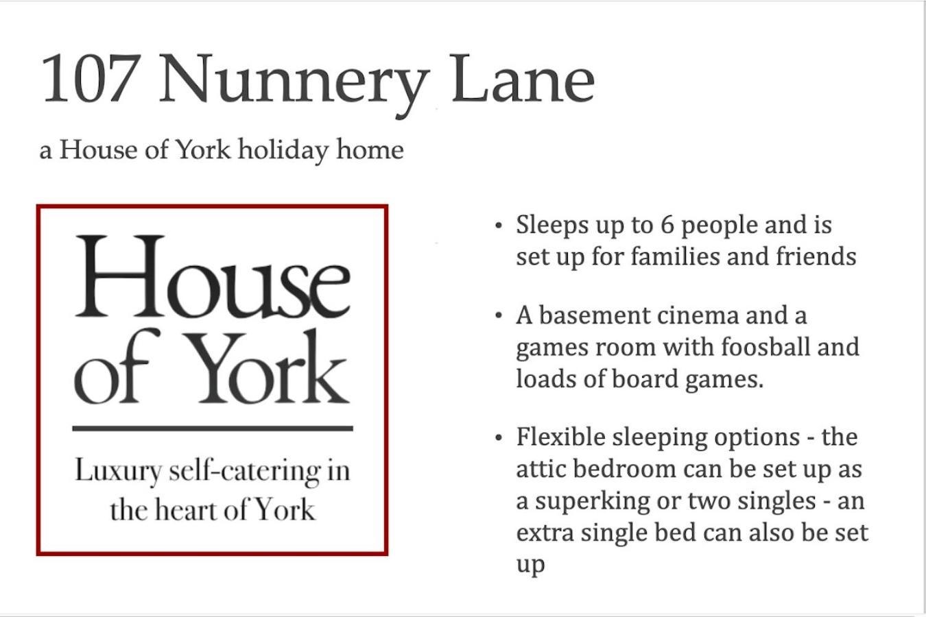 ヨーク Spencer House & 107 & 109 Nunnery Laneヴィラ エクステリア 写真